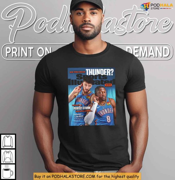Oklahoma City Thunder Youth Surge Shirt, Chet Holmgren Jalen Williams NBA