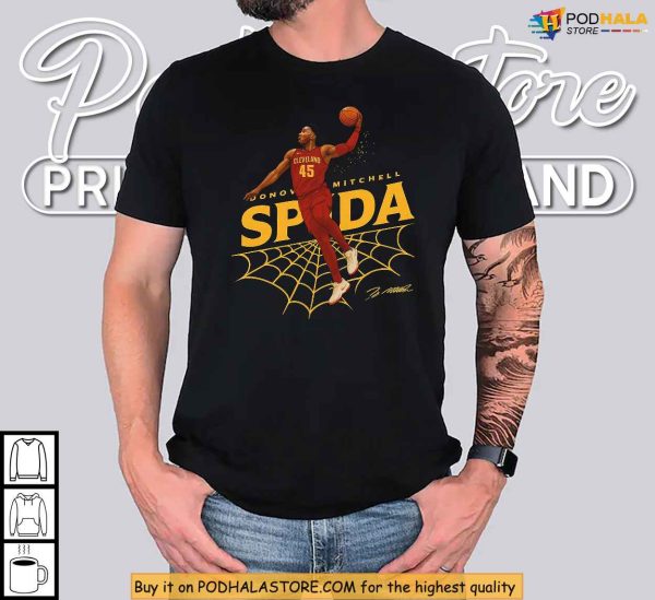 Power Dunk Graphic Shirt, Donovan Mitchell Spida For Cavs Fans