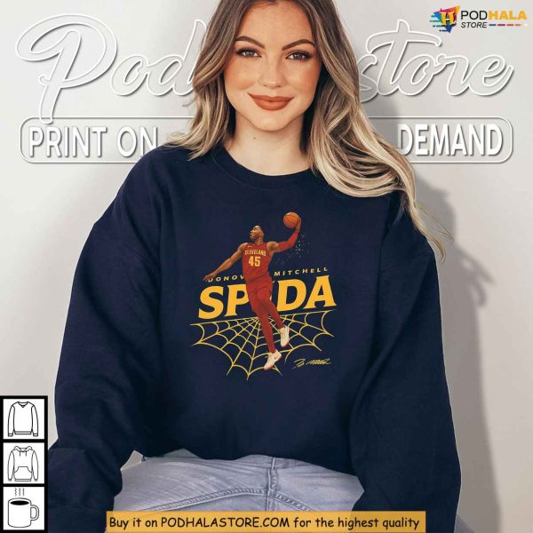 Power Dunk Graphic Shirt, Donovan Mitchell Spida For Cavs Fans