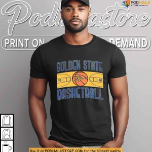 Retro Golden State Basketball Shirt For NBA Playoffs Fans 2025 2