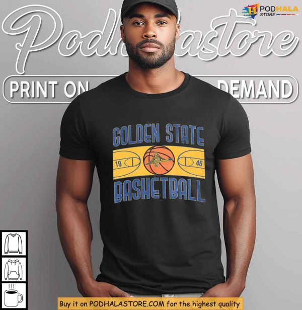 Retro Golden State Basketball Shirt For NBA Playoffs Fans 2025