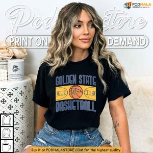 Retro Golden State Basketball Shirt For NBA Playoffs Fans 2025 4
