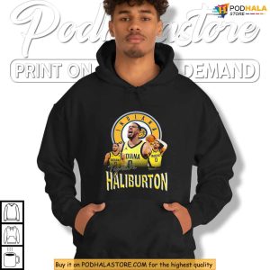 Retro Haliburton Shirt With Bold Indiana Pacers Superstar Moments