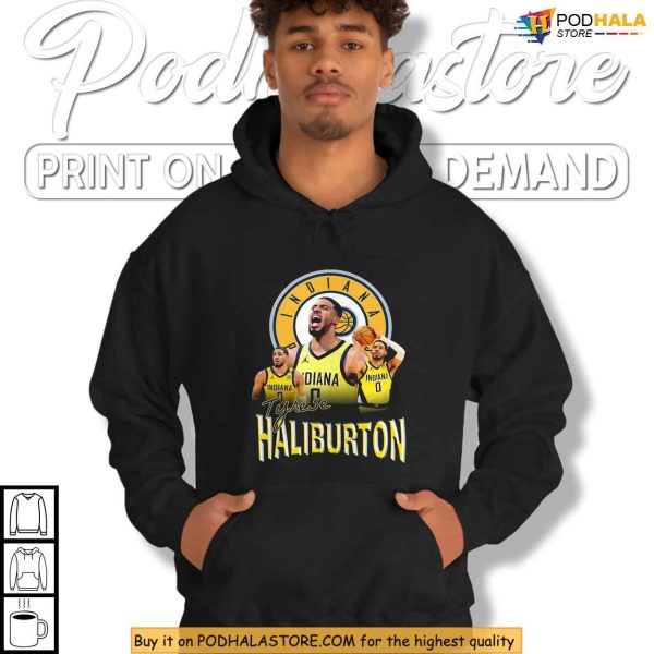 Retro Haliburton Shirt With Bold Indiana Pacers Superstar Moments