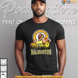 Retro Haliburton Shirt With Bold Indiana Pacers Superstar Moments 3