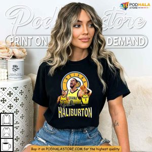 Retro Haliburton Shirt With Bold Indiana Pacers Superstar Moments 4