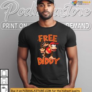 Retro Inspired Free Diddy Shirt Meme Game Art For Gaming Fans 3