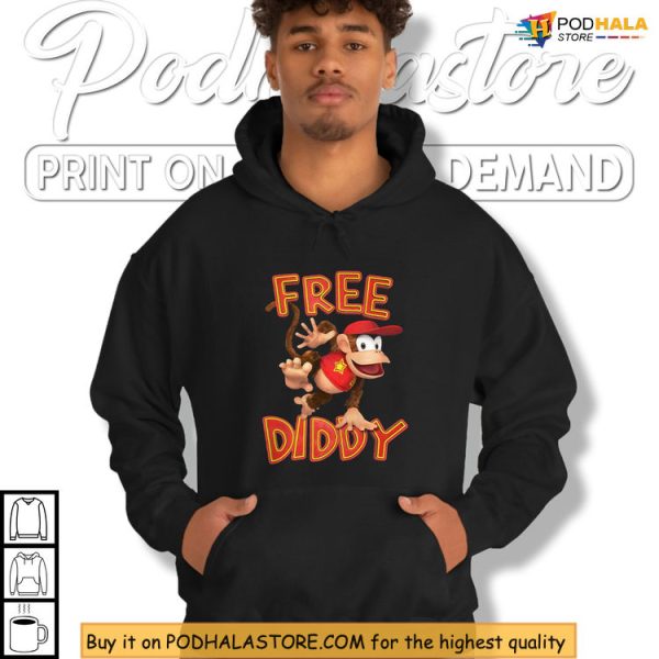 Retro Inspired Free Diddy Shirt, Meme Game Art For Gaming Fans