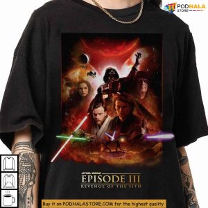 Retro Star Wars Galaxy Shirt, Episode III 20th Tribute, Vader Force Shirt