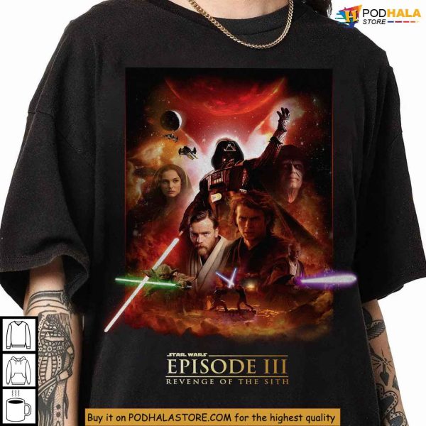 Retro Star Wars Galaxy Shirt, Episode III 20th Tribute, Vader Force Shirt