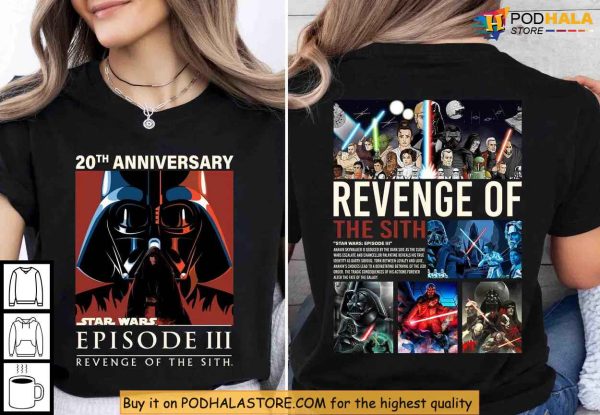 Revenge Of The Sith Shirt, Celebrating 20 Years Of Anakin’s Fall To Darkness