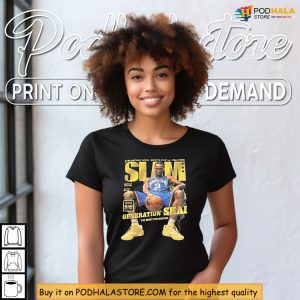SGA Shirt Tribute To Slam Magazine Cover, OKC Thunder Basketball Culture