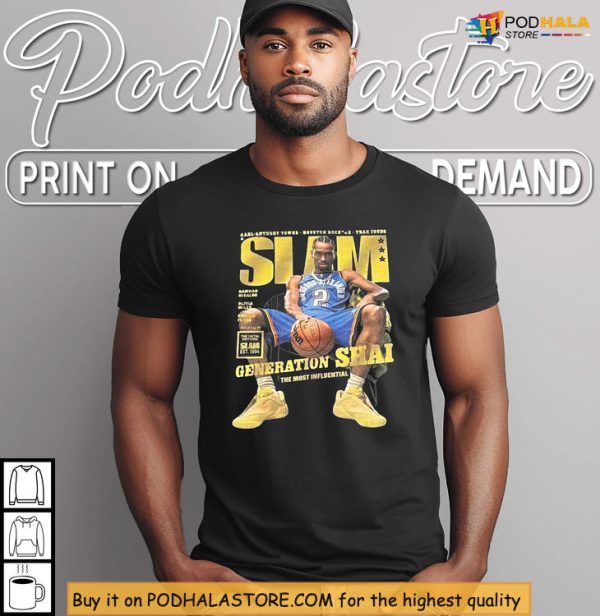 SGA Shirt Tribute To Slam Magazine Cover, OKC Thunder Basketball Culture