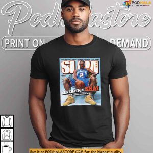 Shai Gilgeous Alexander Shirt Slam Cover Vibes Basketball Streetwear Tribute 4