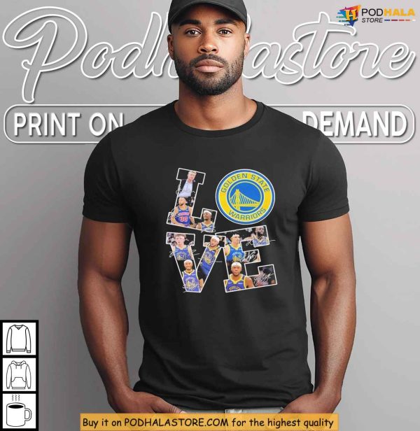 Show Your Love For Legends In This Golden State Warriors Signatures Shirt