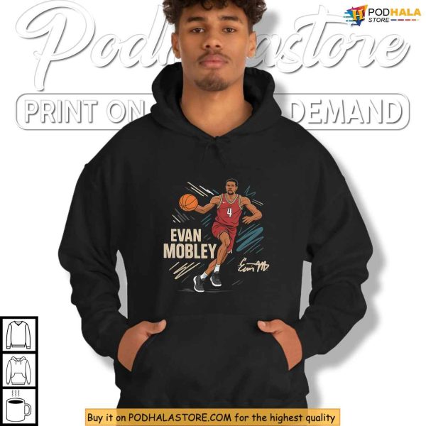 Sketch Style Evan Mobley Cavaliers Shirt, NBA Cleveland Fan Favorite Gift