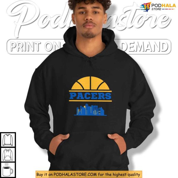 Skyline Pacers Shirt Celebrating Indiana Basketball And Fan City Spirit