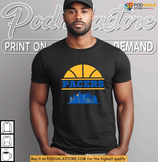 Skyline Pacers Shirt Celebrating Indiana Basketball And Fan City Spirit