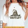 Snake Emoji Please Dont Flag Me Shirt, Irony Political Meme Humor