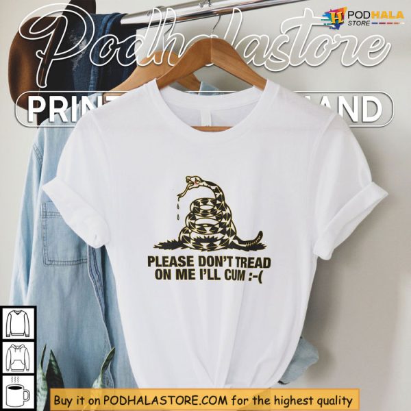 Snake Emoji Please Dont Flag Me Shirt, Irony Political Meme Humor
