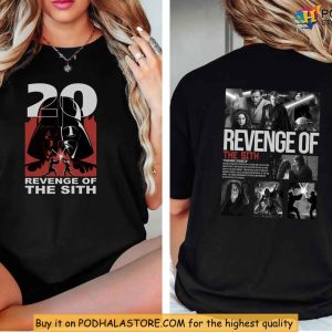 Star Wars 20th Anniversary Shirt, Epic Revenge Of The Sith Graphic Tribute