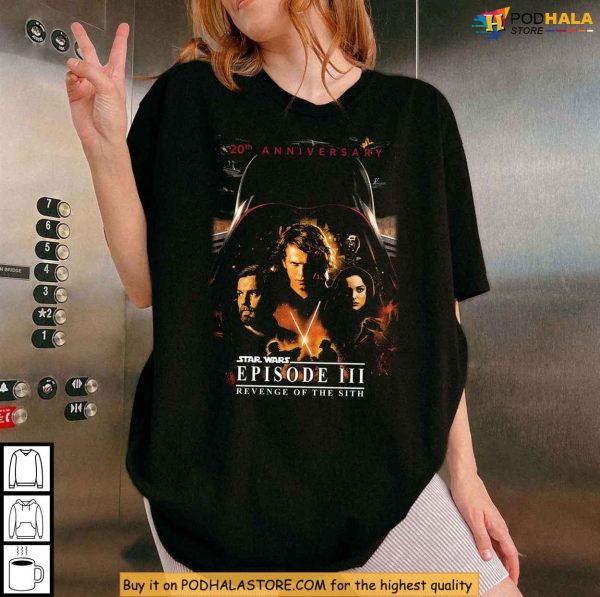 Star Wars Saga Shirt, Sith 20th Anniversary Scene, Anakin Tribute Shirt