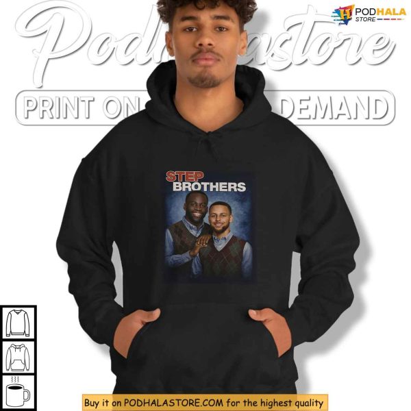 Step Brothers Shirt Featuring Curry, Green, Inspired By NBA Meme Culture