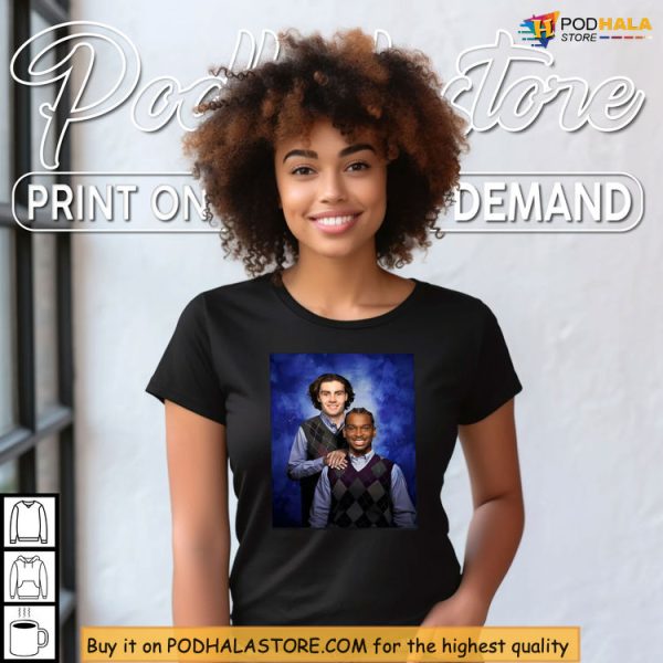 Step Brothers Shirt With OKC Duo, Josh Giddey and SGA Meme Basketball Art