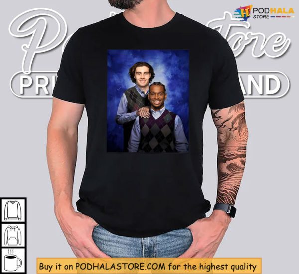 Step Brothers Shirt With OKC Duo, Josh Giddey and SGA Meme Basketball Art