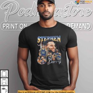 Stephen Curry Shirt With Legendary Golden State Warriors Artwork