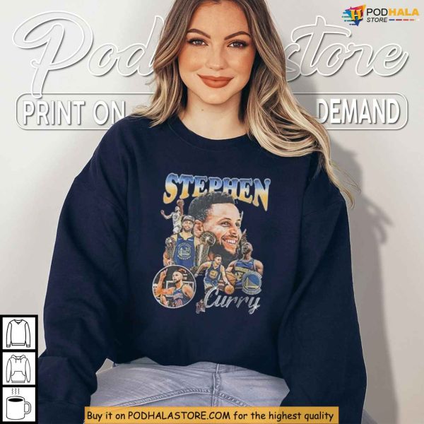 Stephen Curry Shirt With Legendary Golden State Warriors Artwork