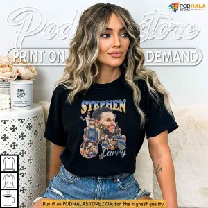 Stephen Curry Shirt With Legendary Golden State Warriors Artwork 3