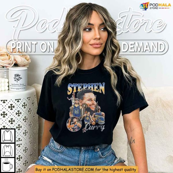 Stephen Curry Shirt With Legendary Golden State Warriors Artwork