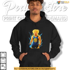 Super Saiyan Mode Goku Curry Shirt Inspired By NBA And Anime Fandom 2