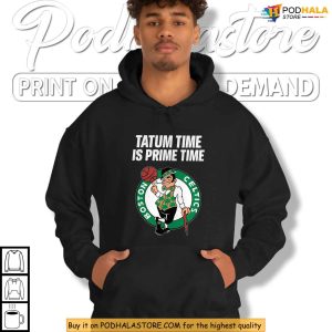 Tatum Time Is Prime Time Shirt, Your Go-To Look For NBA 2025 Playoff Hype