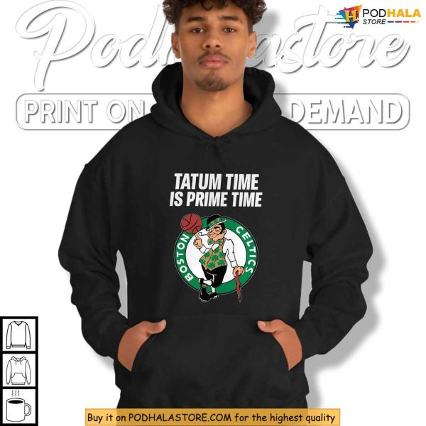 Tatum Time Is Prime Time Shirt, Your Go-To Look For NBA 2025 Playoff Hype