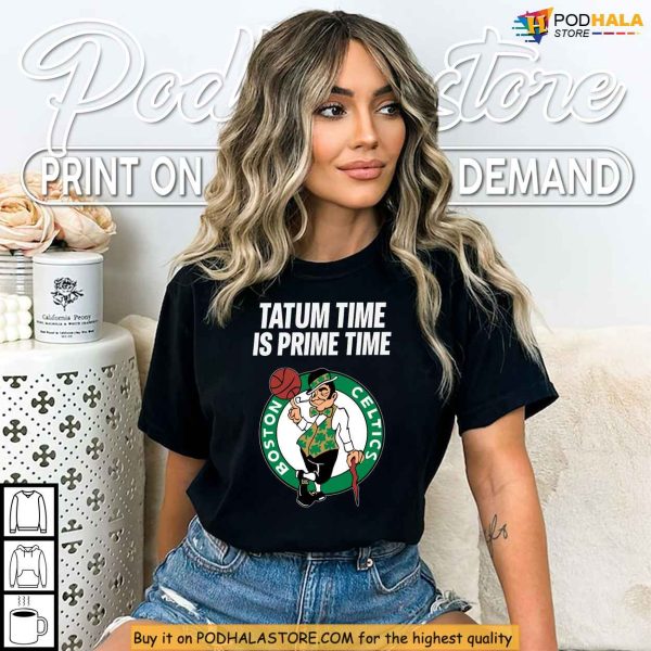 Tatum Time Is Prime Time Shirt, Your Go-To Look For NBA 2025 Playoff Hype