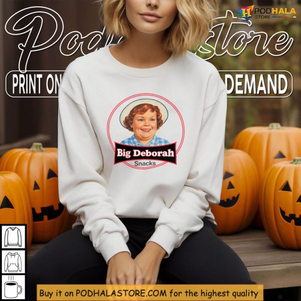 Vintage Style Big Deborah Logo Shirt, Funny American Snack Throwback