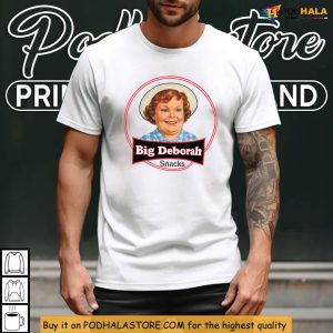 Vintage Style Big Deborah Logo Shirt Funny American Snack Throwback 2