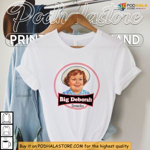 Vintage Style Big Deborah Logo Shirt Funny American Snack Throwback 3