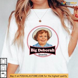 Vintage Style Big Deborah Logo Shirt Funny American Snack Throwback 4