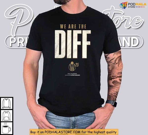 We Are The Diff Shirt, Cavs Playoffs 2025 Game Day Cleveland Fan Apparel