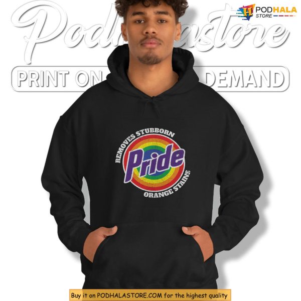Anti Trump Pride Shirt, A Political Statement Worn With Rainbow Power
