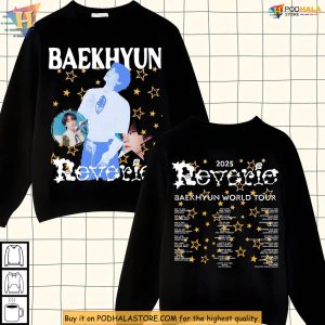 Baekhyun Shirt EXO Reverie 2025 World Tour Fan Merch Kpop Stars 2