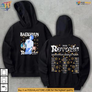 Baekhyun Shirt EXO Reverie 2025 World Tour Fan Merch Kpop Stars 3