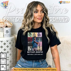 Benson Boone Shirt Fireworks Rollerblades Tour 2025, Iconic Fan Memories