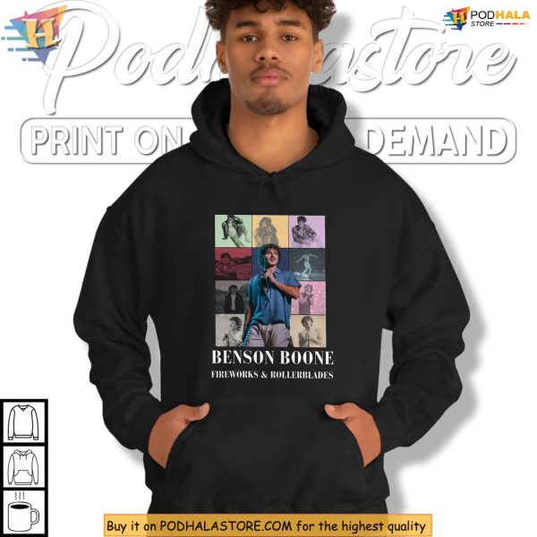 Benson Boone Shirt Fireworks Rollerblades Tour 2025, Iconic Fan Memories