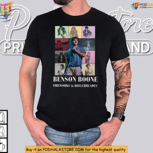 Benson Boone Shirt Fireworks Rollerblades Tour 2025 Iconic Fan Memories 4