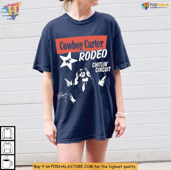 Beyonce Shirt Cowboy Carter Rodeo Style, Chitlin Circuit Retro Graphic