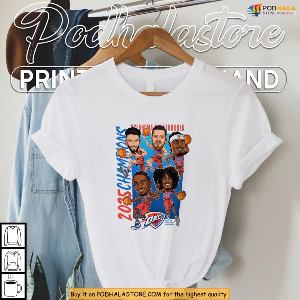 Celebrate 2025 With Oklahoma City Thunder Champions Shirt Featuring Stars